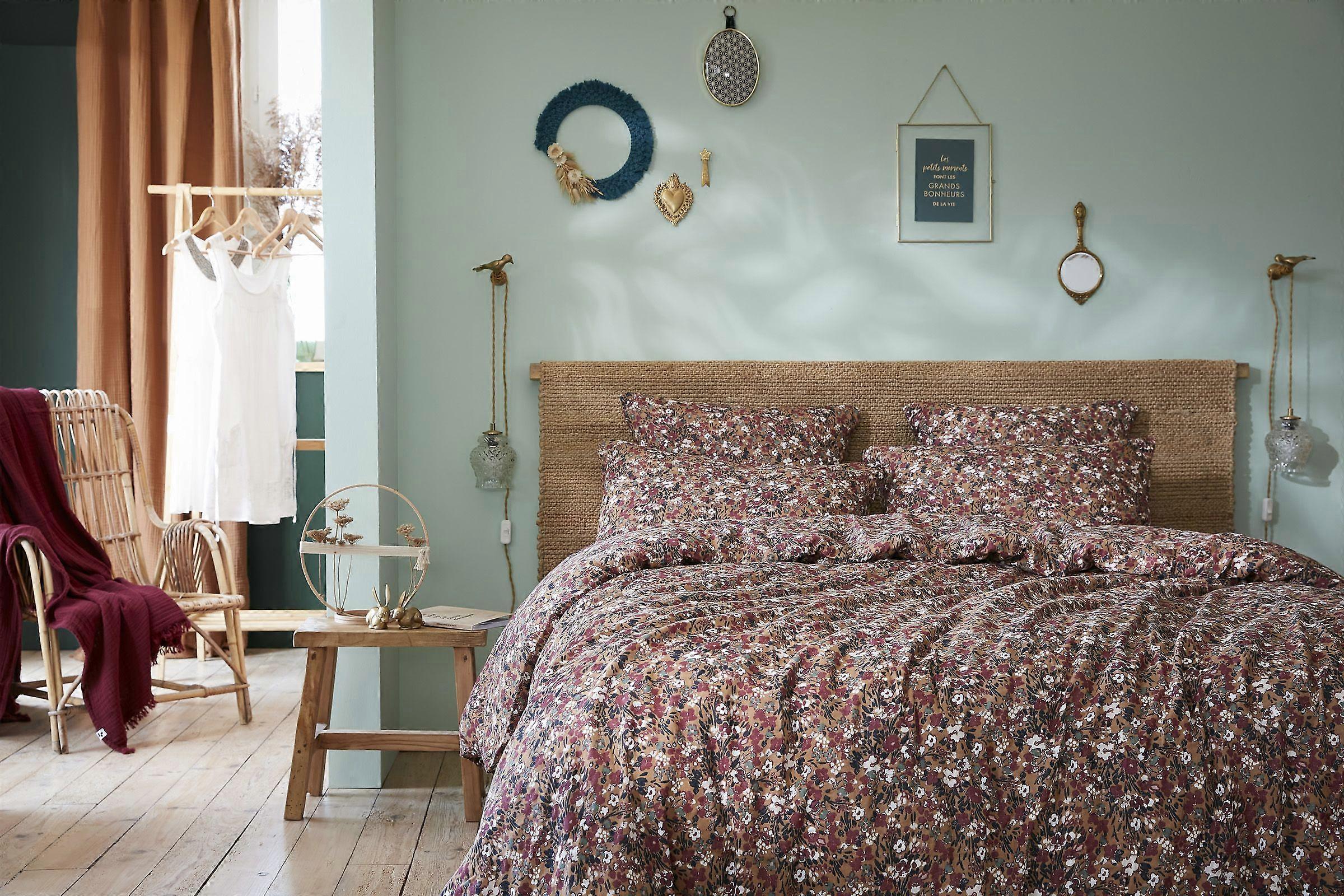 Duvet Cover 200 x 200 cm CAPUCINE Camel