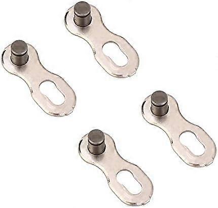 Bicycle Chain Link 11 Speed Shimano 2 Pairs Bicycle Chain Clasp Chain Clasp Link for 11 Speed (Silver)