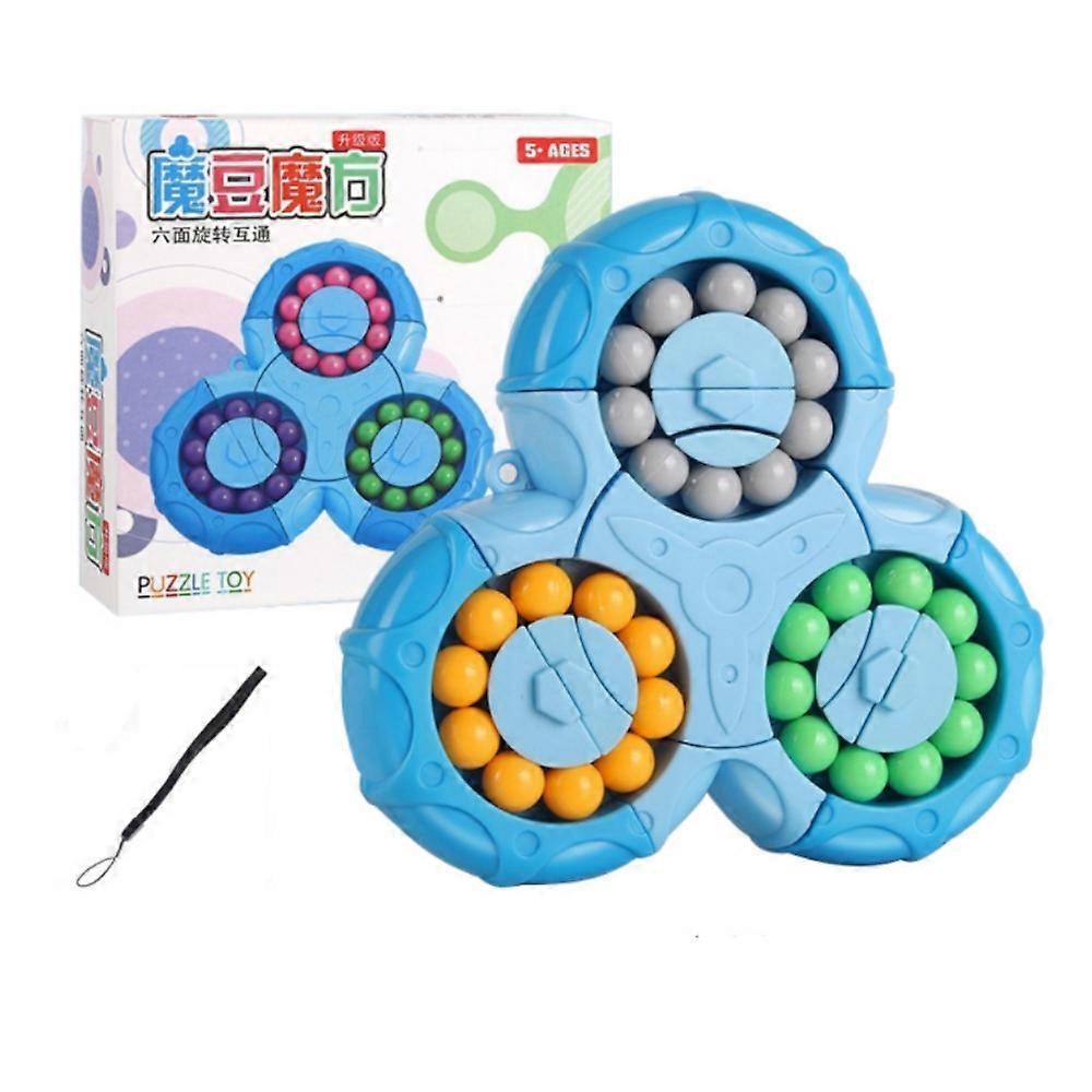 2 في 1 ماجيك فول الدوران ، لعبة لغز الفاصوليا السحرية ، تخفيف التوتر تخفيف القلق