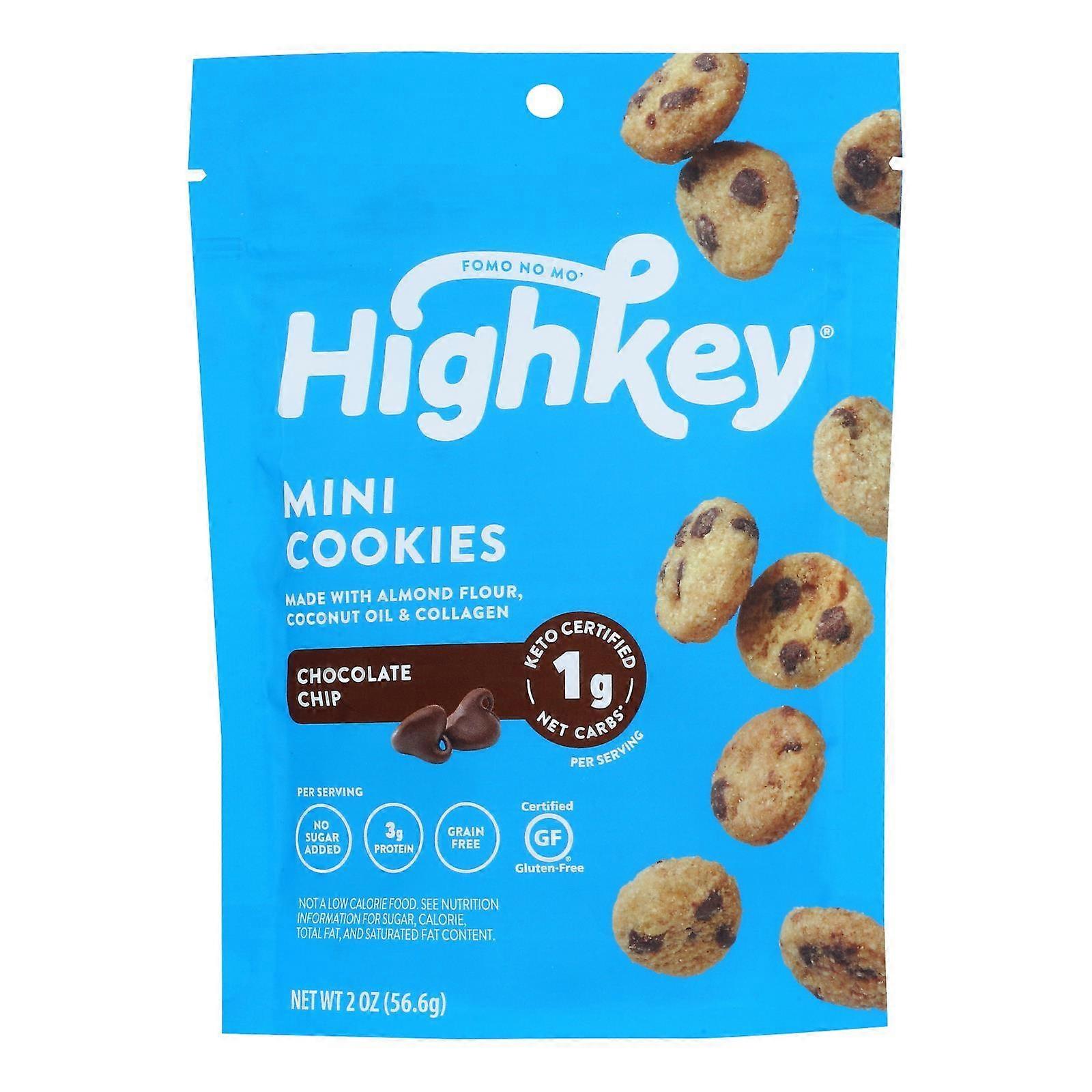 High Key - Cookie Chocolate Chip Keto - Case Of 6-2 Oz