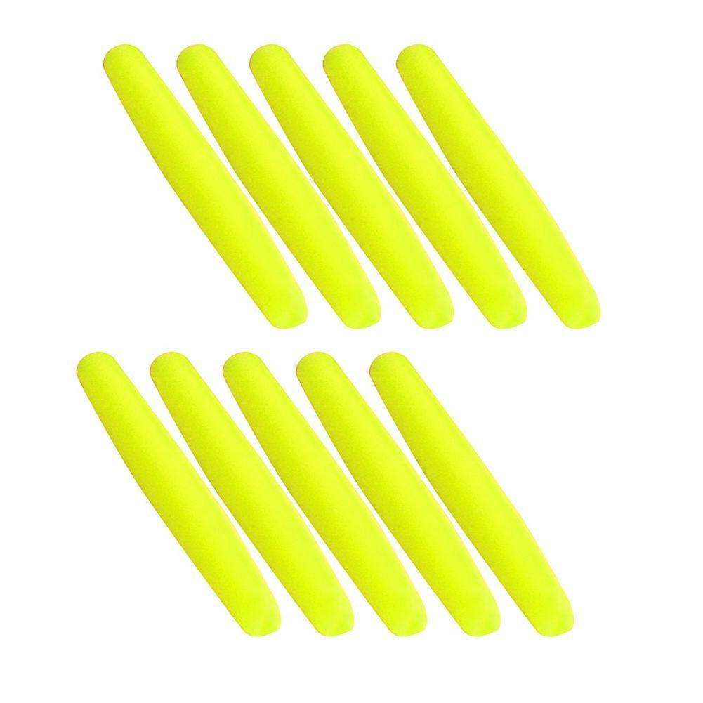 100pcs Durable Tear Drop Indicator Fishing Floats Bobber Tackle Accessory (YelLow L)