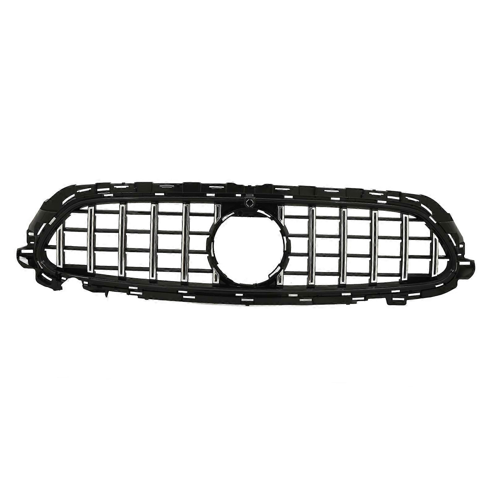 Grille Pare-Chocs Avant Style Panamericana GT | Pour Mercedes Classe C W205 2015-2018 | ABS Noir