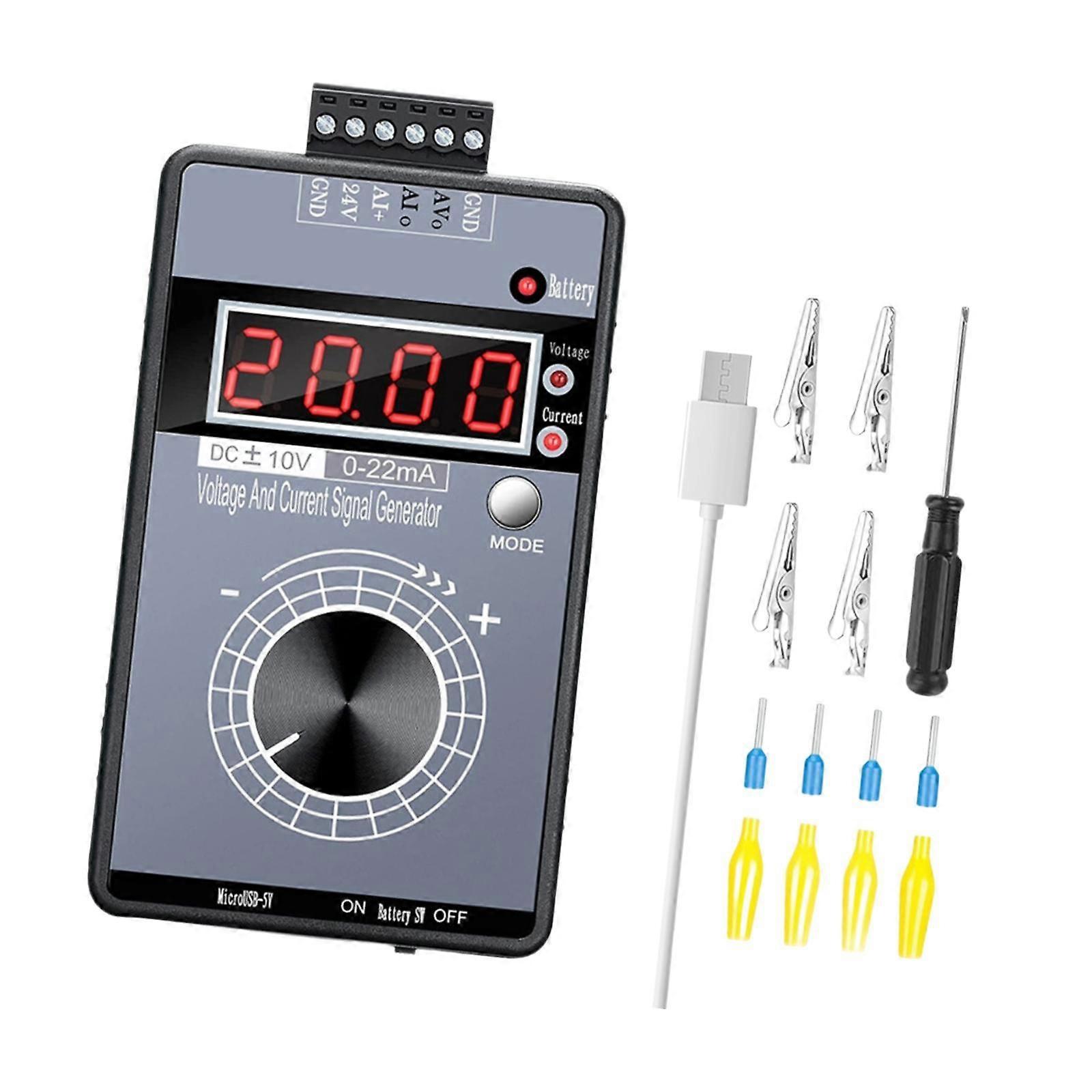 Adjustable Signal Generator with Battery Adjustable Value Adjusting DC 0-10V
