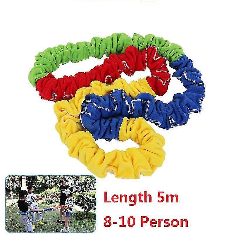 Elastic Fleece Cooperative Stretchy Band Creative Movement Prop for Group Activities Special Needs Large Motor Coordination-YuJia