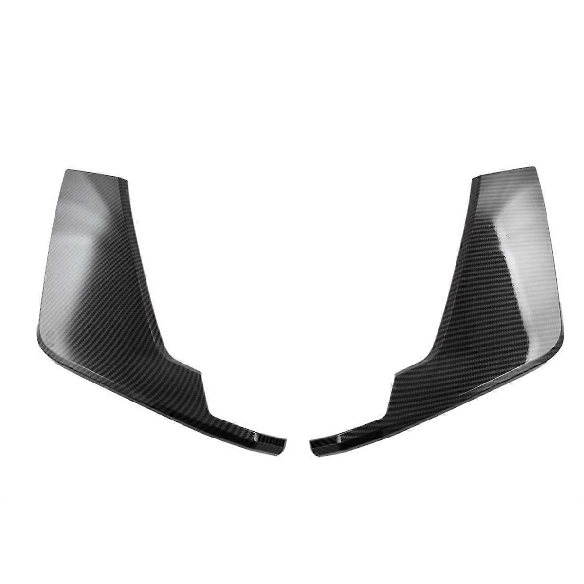 Carbon Fiber Color Car Rear Bumper Side Splitter Spoiler Decor Cover Trim for Dolphin Mini/ Seagull