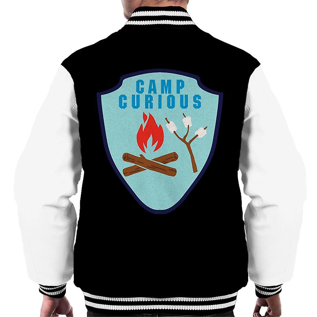 Curious George Camp Curious Men's Varsity Jacket