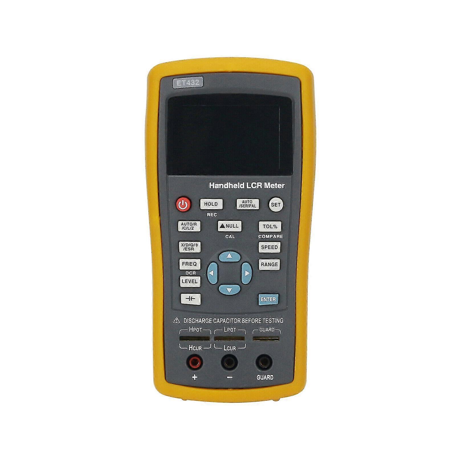 Lcr Meter Handheld Lcr Tester Capacitance Inductance Meter Frequency 100khz