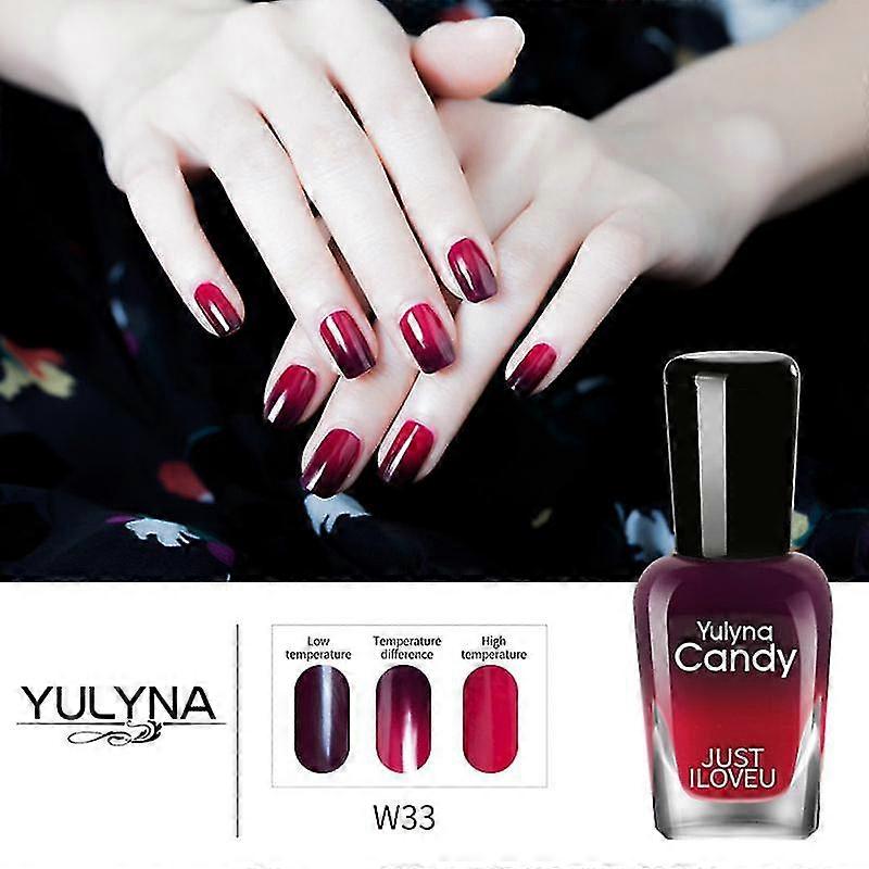 Thermochromic Gel Nail Polish Summer Temperature Shiny Color Changing Series Semi Permanent Soak Off Uv Nail Polish Glue