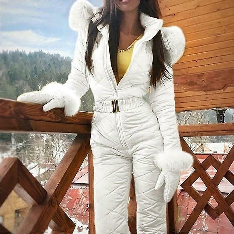 Γυναίκες χειμώνα ζεστό snowsuit υπαίθρια αθλητικά παντελόνια σκι κοστούμι αδιάβροχη φόρμα