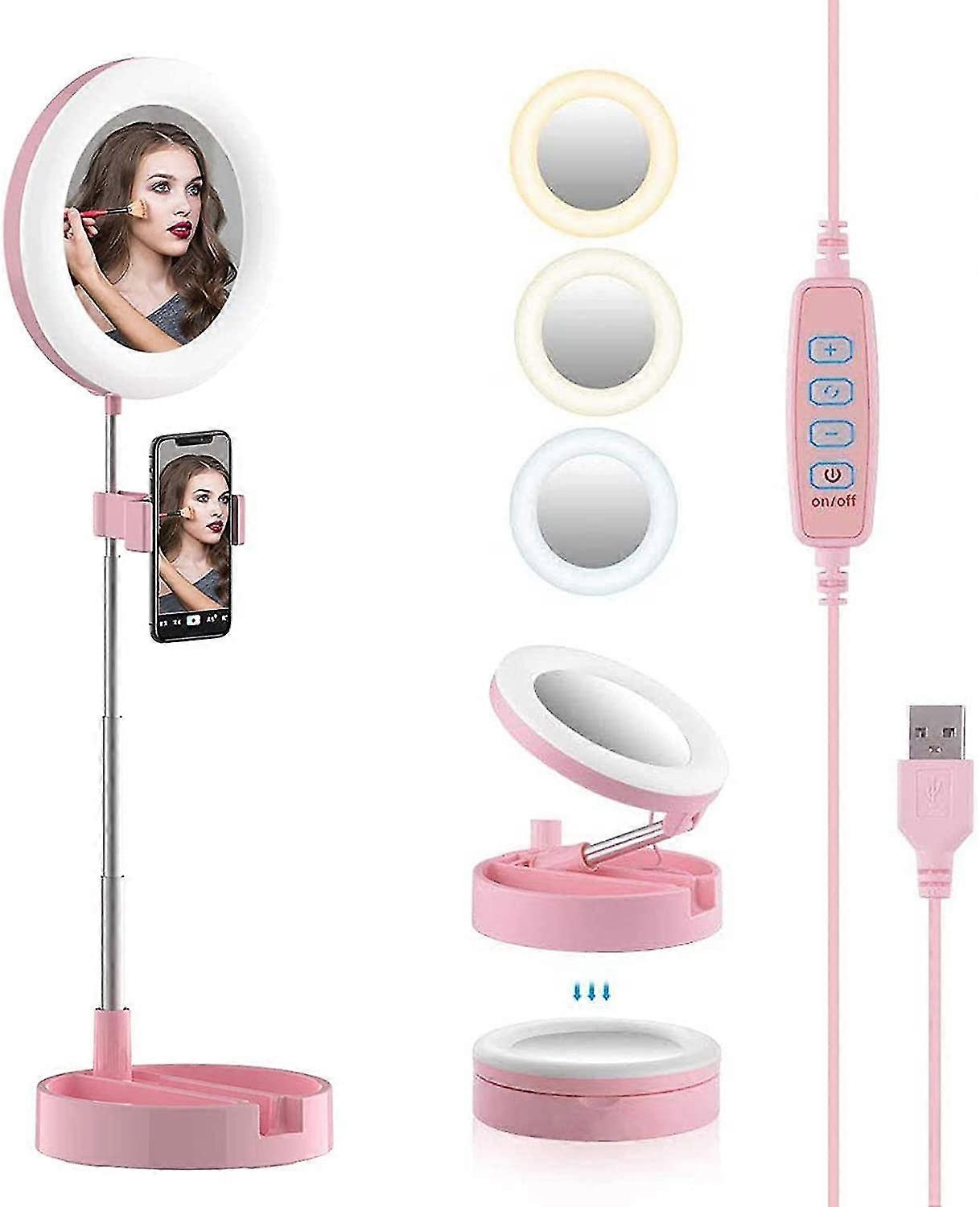 Led Ring Foldable With Mobile Ph H With 3 Ing Modes Scalable