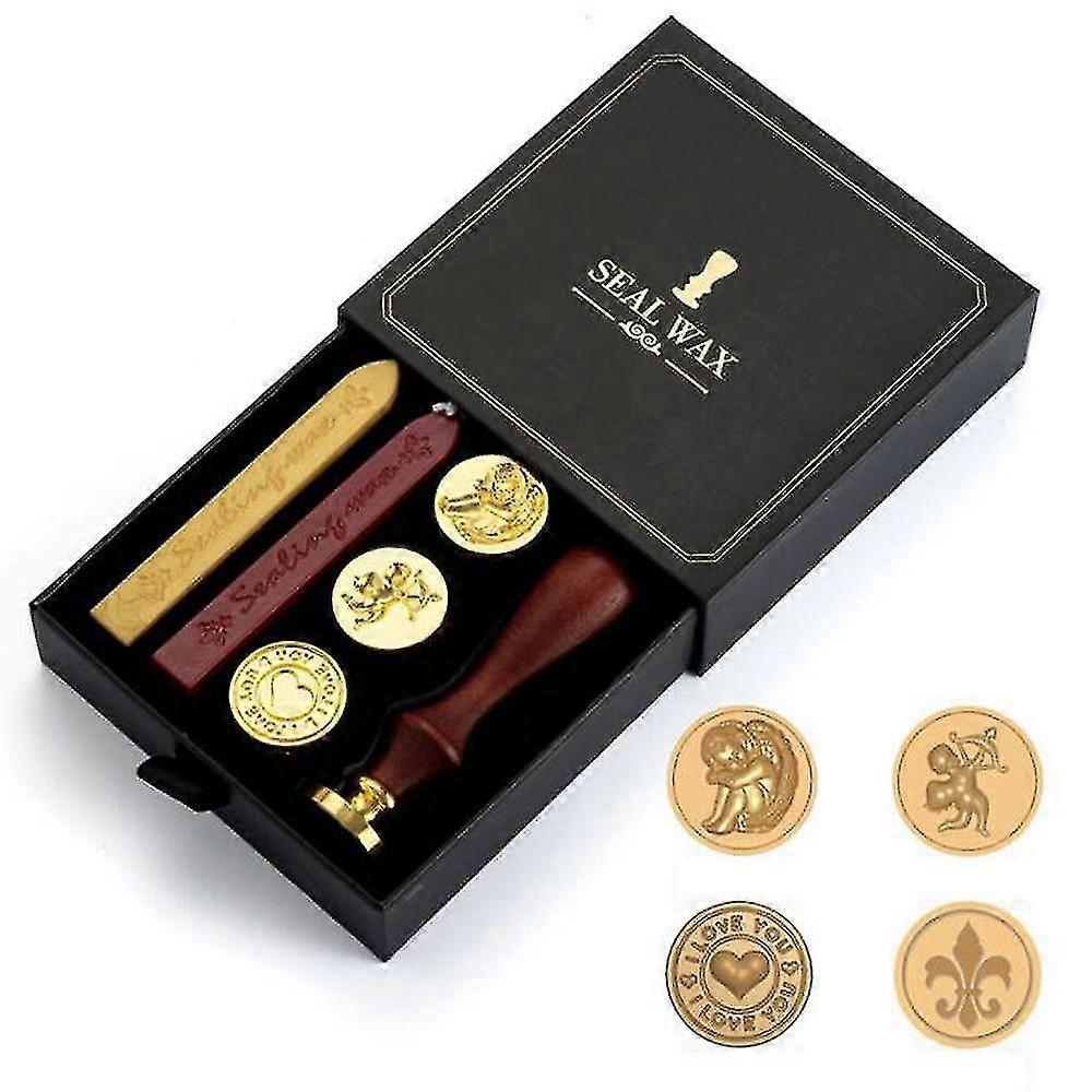 Wax Stamp Kit, Include Wax Stamp With Hilt, Fo