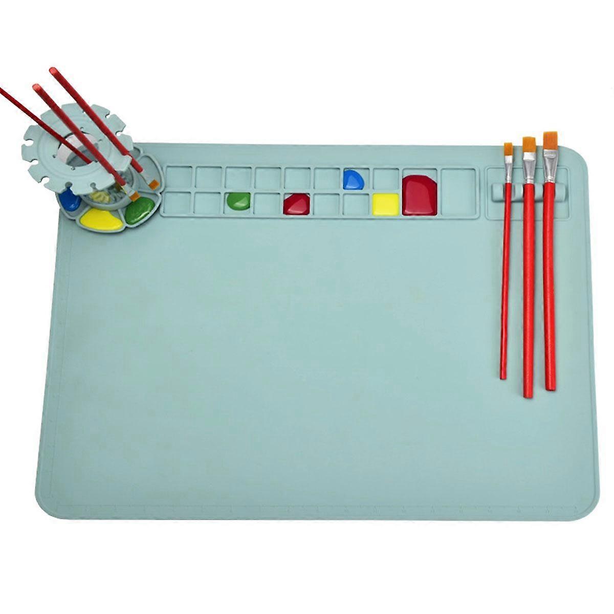 قابل للغسل سيليكون كرافت الكتابة على الجدران اللوحة حصيرة DIY سيليكون اللوحة فرك لوحة الصباغ الألم