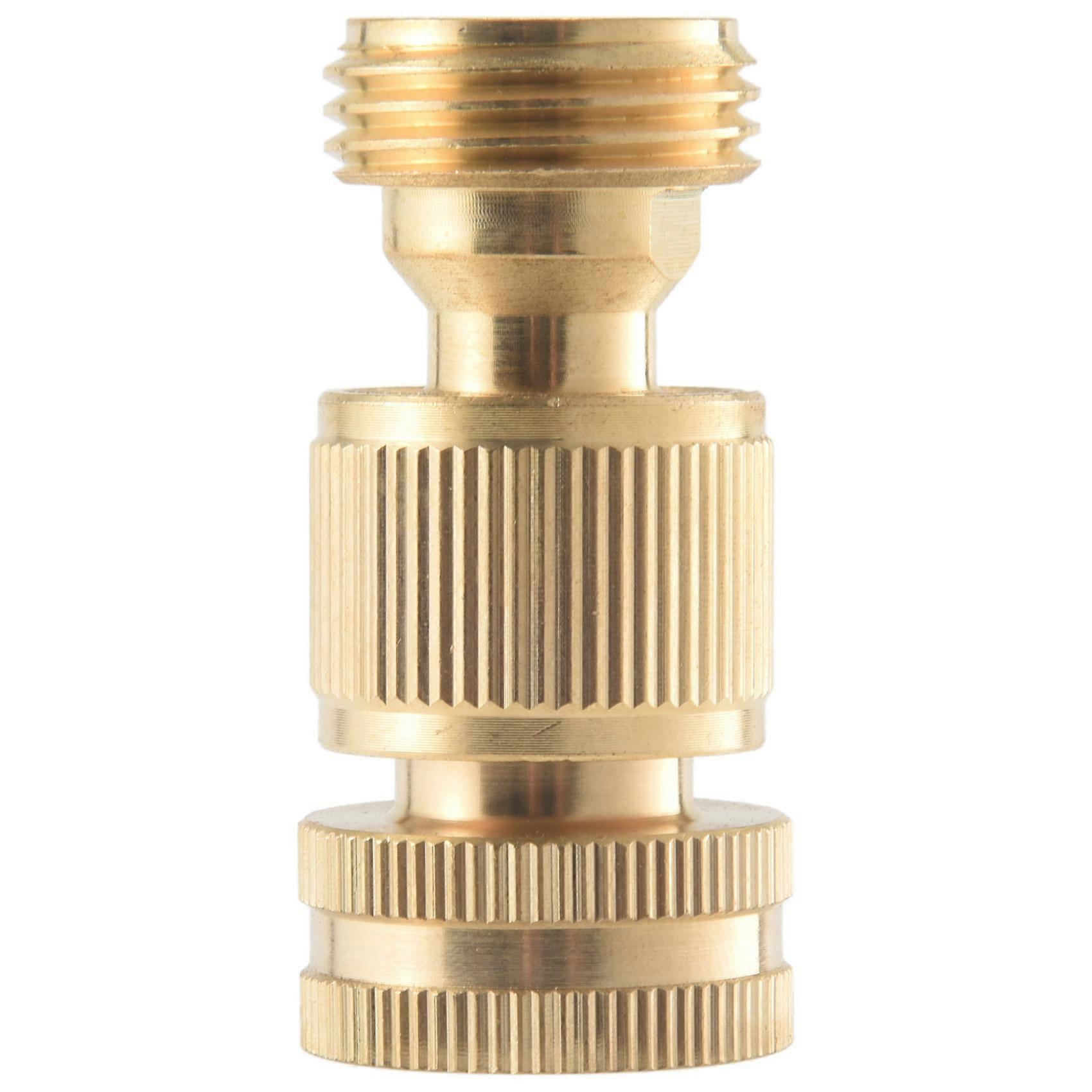 Garden Hose Quick Connect Solid Brass Quick Connector Garden Hose Fitting Water Hose Connectors 3/4