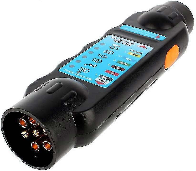 7 Pin Car Trailer Light Wiring Circuit Tester Plug Socket Diagnostic Tools
