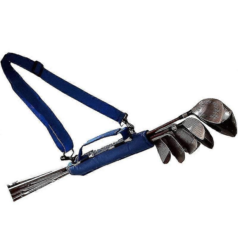 Lightweight Golf Club Bag Carrier Durable Driving Range Course Training Case--blue