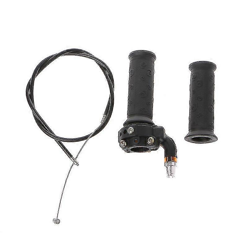 Twist Throttle Grip Kit For 47cc 49cc 2-Stroke Mini Bikes – Pocket Bike, Dirt Quad, Black