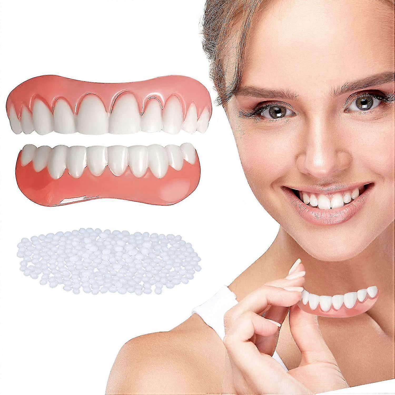 Fake Teeth, Dentures Teeth For Upper And Lower Jaw, Protect Your Teeth