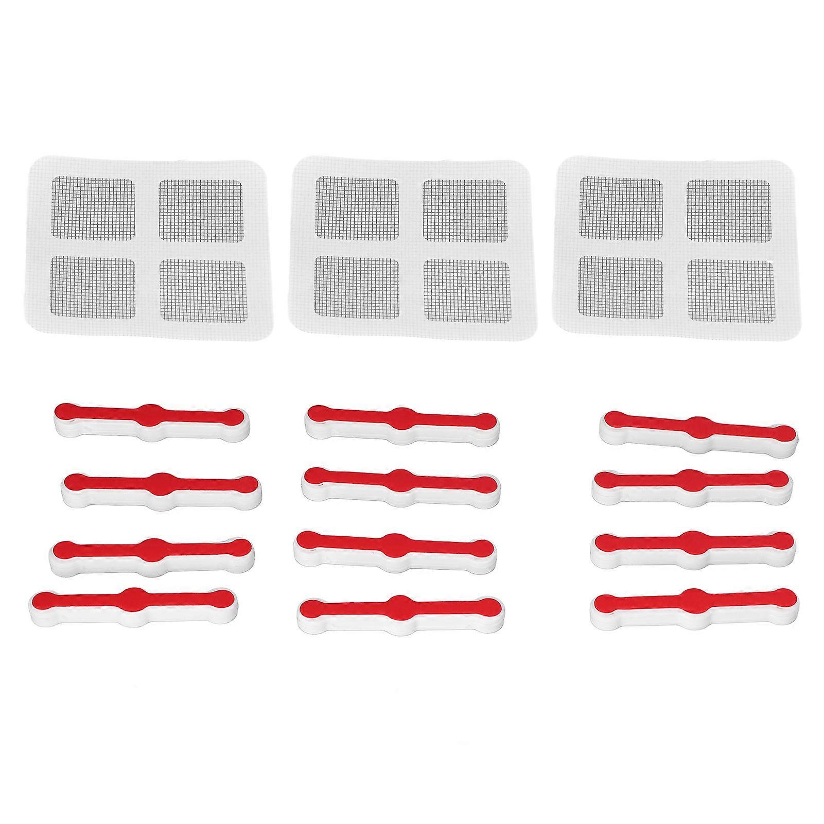 Screen Window Fixing Clip Safety Screen Window Installation Buckle Repairing Patches Set for Baby Protection