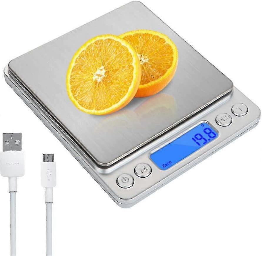 Led Electronic Kitchen Scale, Usb Storage, 0.01g Precision Scale, Kitchen Scale