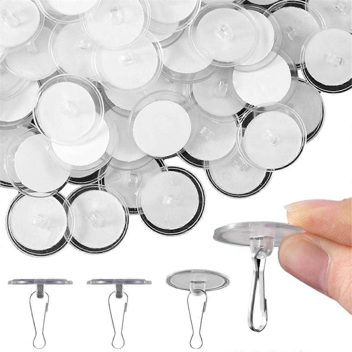 60 Pcs Self Adhesive Ceiling Hooks, Clear Sticky Hooks for Hanging, Removable Sticker Hooks, No Dri