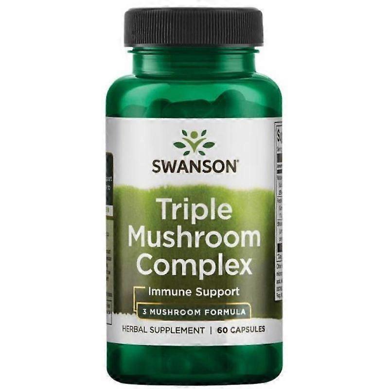 Swanson Triple Mushroom Complex Capsules 60