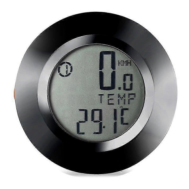 Bike Computer Wireless, Lcd Backlight Round Bicycle Speedometer, Multifunctional Waterproof Bike Odometer Speedometer For Tracking Distance Speed Ti