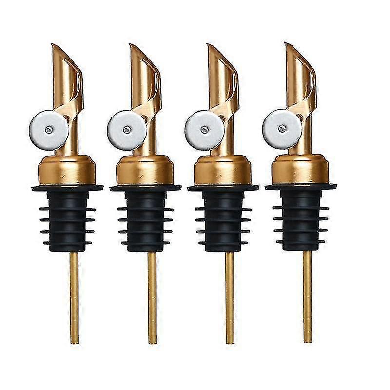 Weighted Stainless Steel Pourers, Auto Flip Olive Oil Dispenser Spout, Balsamic Vinegar Pour Spouts