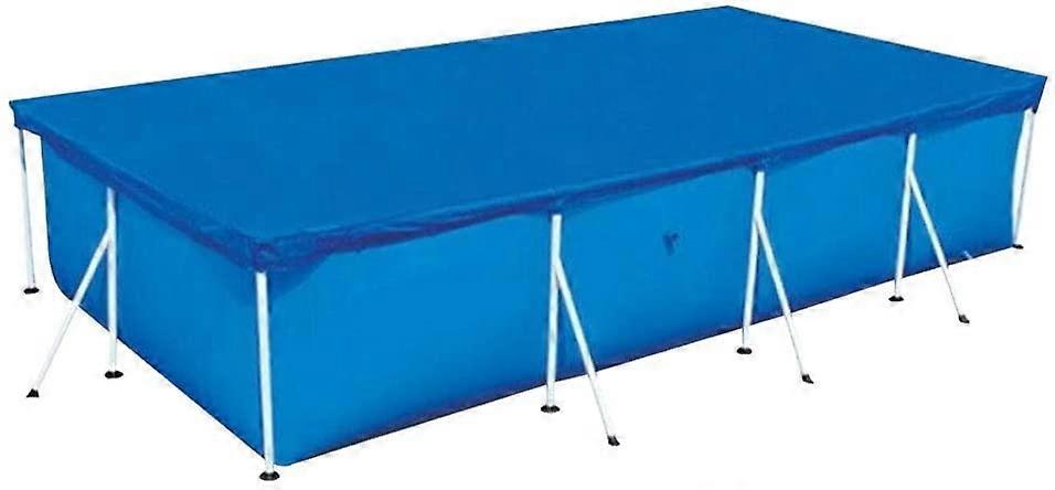 Rectangular Tubular Pool Cover, Rectangular Swimming Pool Cover, Tubular Pools Bubble Cover, Rain Cover - Blue (260X170CM)