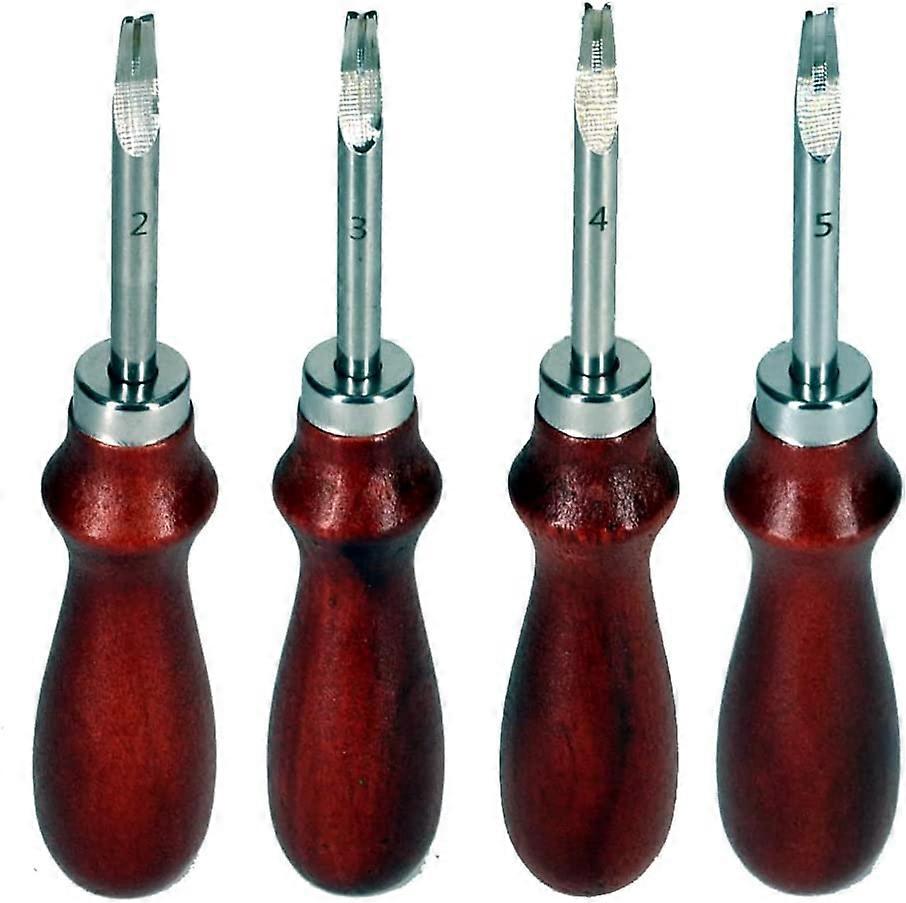 4Pc Edge Skiving, Edge Leather Beveler Craft Edge Beveler Cutting Tool