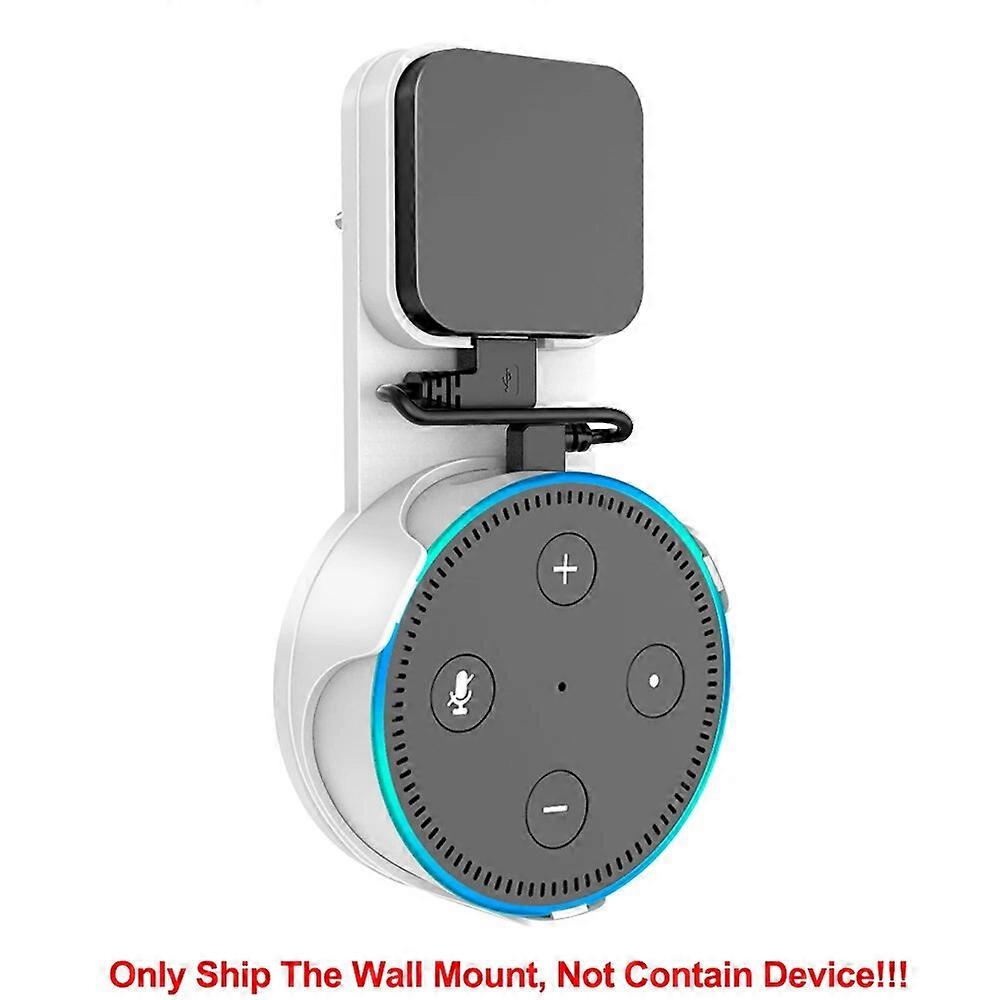 Wall Mount Bracket For Alexa Echo Dot 2nd Generation Sperker Stand Support UK/EU Plug Stand with Micro USB Cable