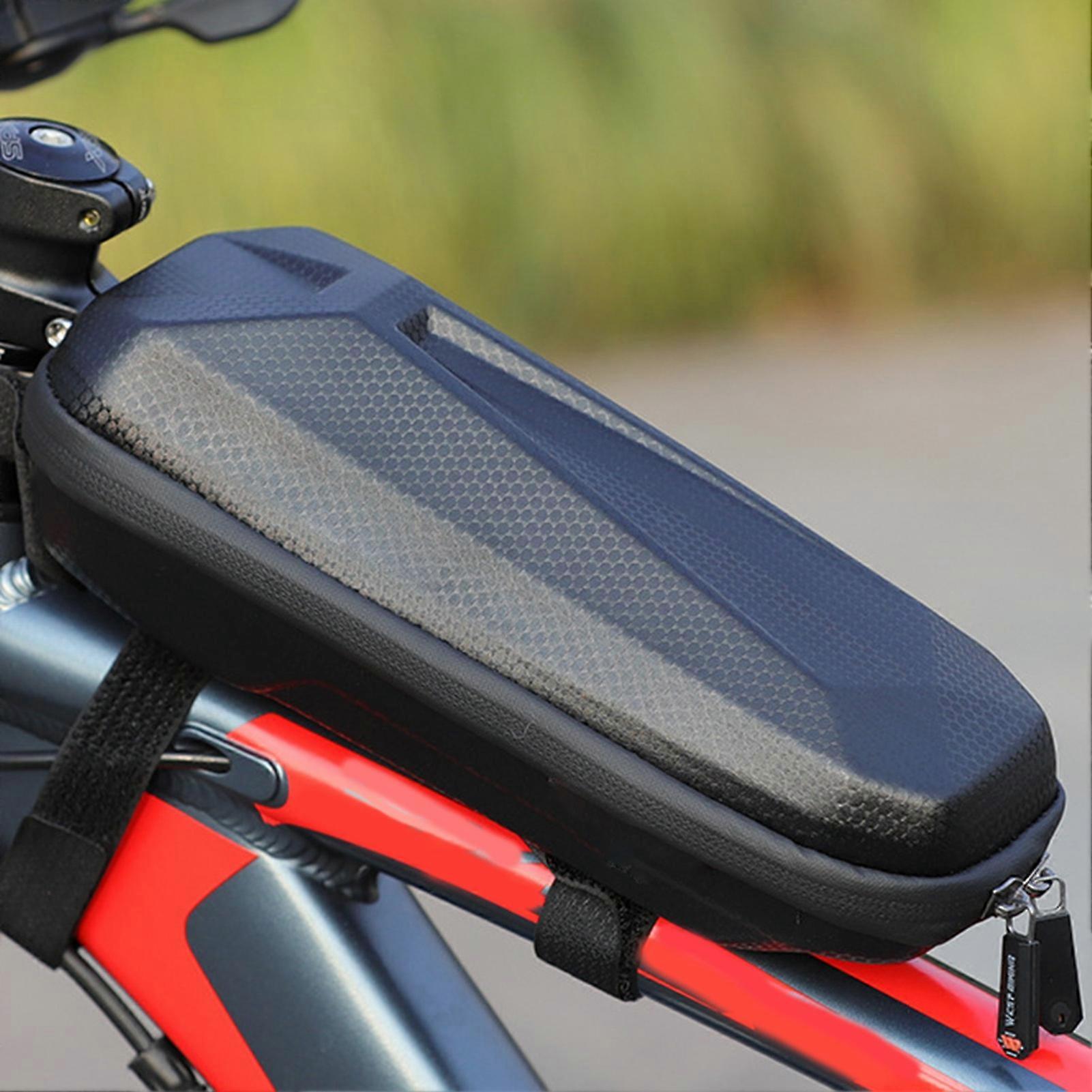 Kaesi Bike Frame Bag Hard Shell Multifunctional EVA Easy to Install Top Tube Bicycle Triangle Bag for Road Bike