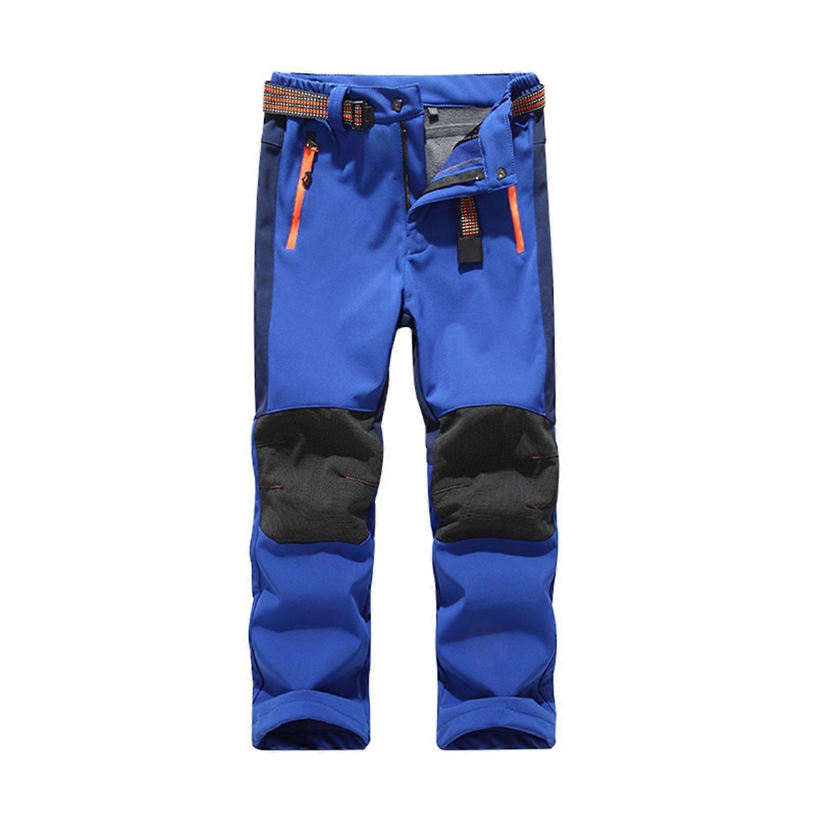 Kaesi Kids Assault Pants Quick-drying Breathable Fleece Lining Waist Warm Insulated Trousers for Kids