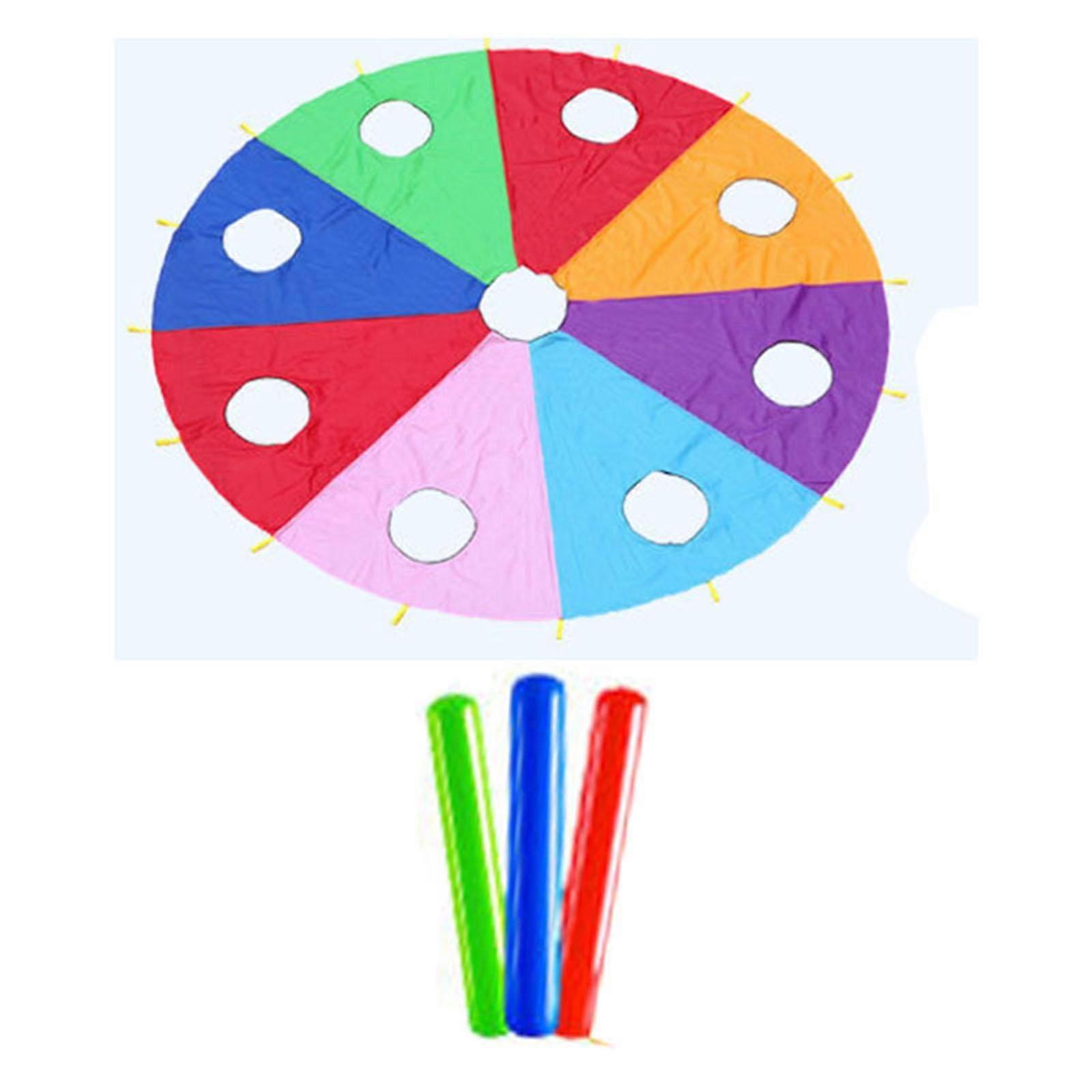 Parapluie coloré pour enfants, équipement de jeu, jouets d'exercice en plein air, aire de jeux, plage, diamètre 2 m