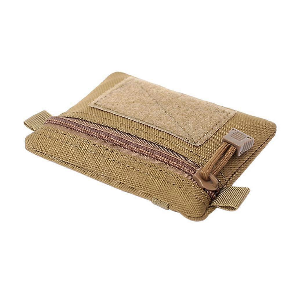 Tactical Wallet Key Pouch Molle Gadget Pouch Accessory Bag Khaki