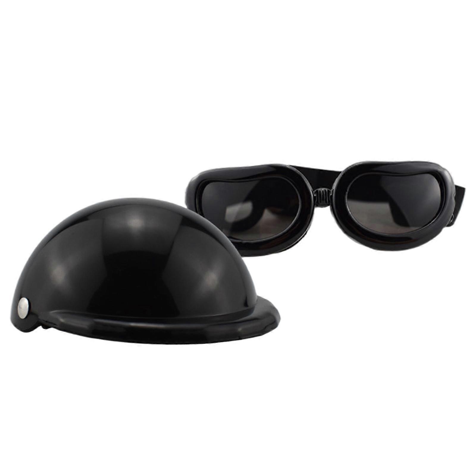 ペット犬用ヘルメットオートバイ自転車乗馬帽子小型犬用猫S