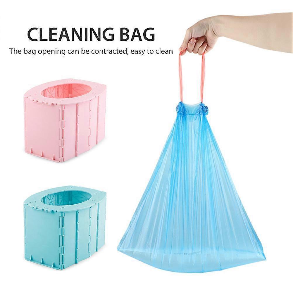 Portable Folding Car Toilet Folding Commode Toilet Seat Self Contained Toilet Seat for Children Camping Hiking Long Trips