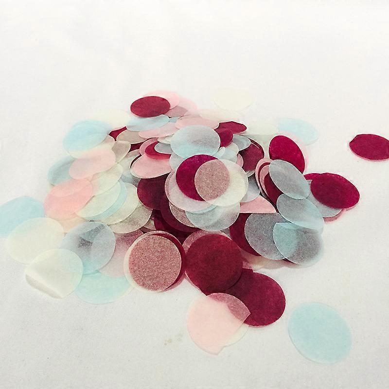 2.5cm round confetti copy flame retardant paper balloon wave ball filler paper confetti