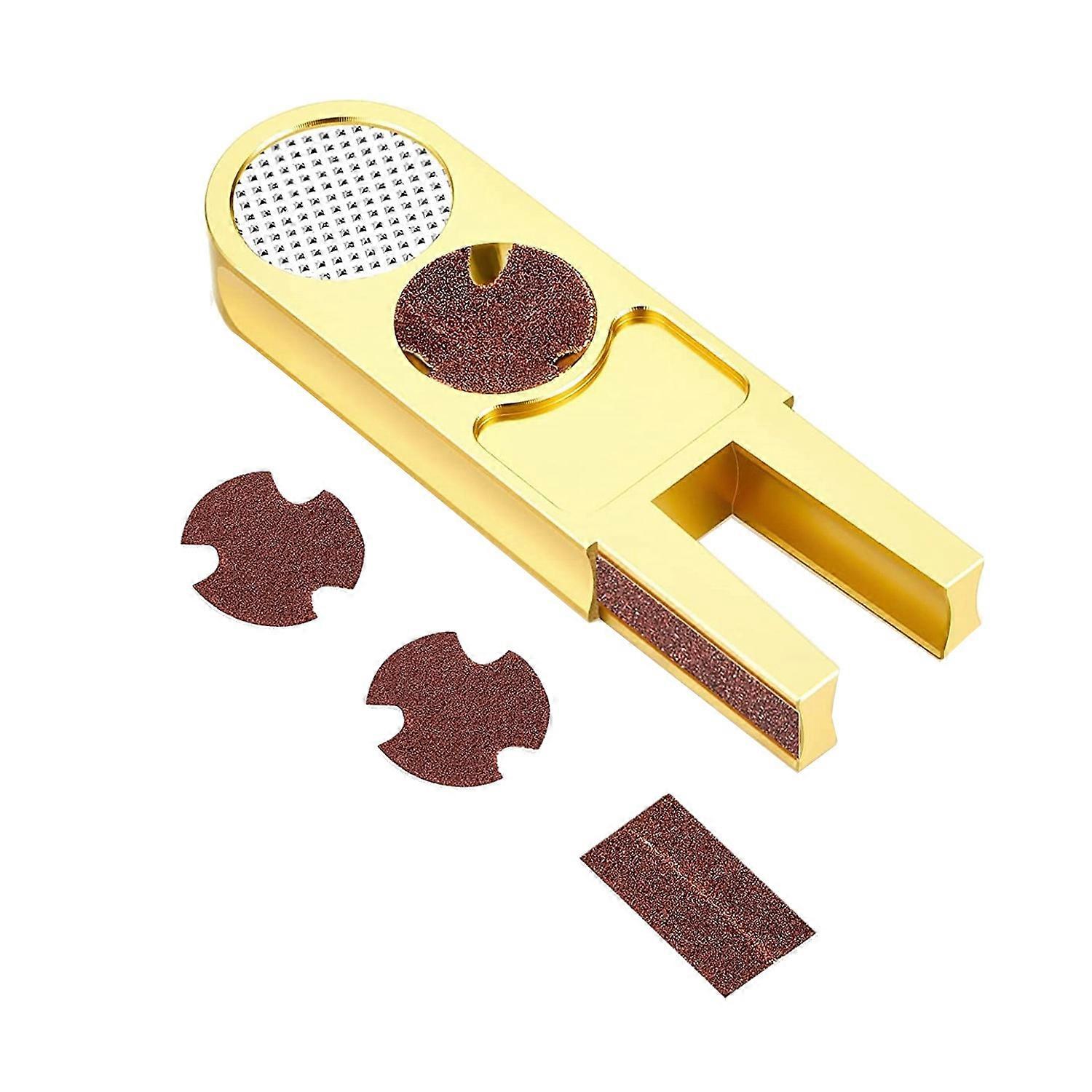 Biliardo Pool Cue Tip Shaper Tool Cue Tip Sander Burnisher Cue Stick Tool U Shaped Cue Tip Trimmer