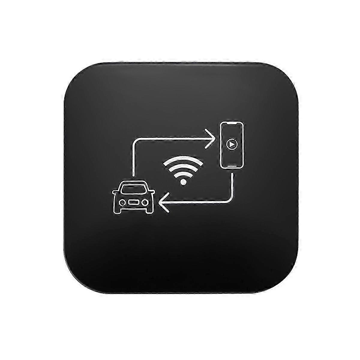 Carplay Android Auto 2 in 1 auton langaton sovitinlaatikko, joka sopii autoon, jossa on langallinen Carplay tai langallinen Android Auto