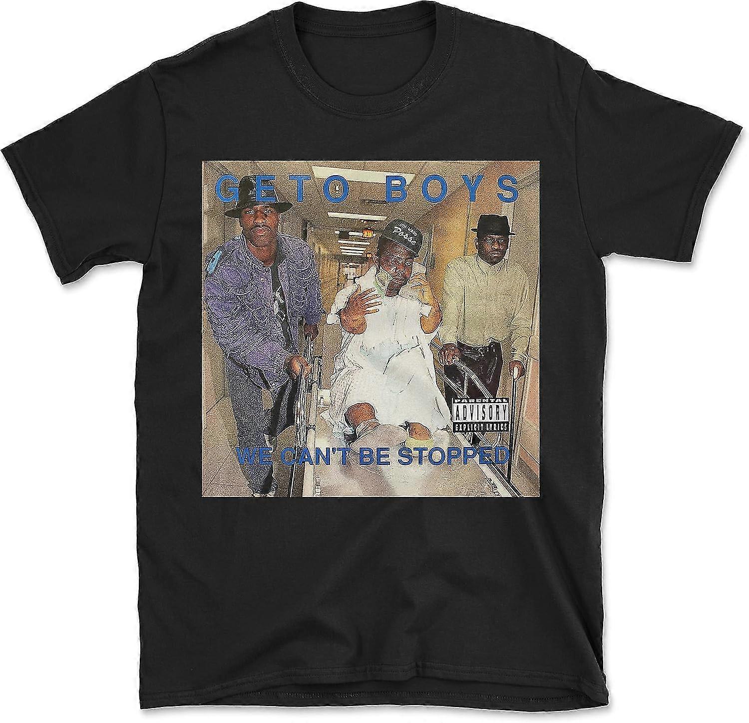T-shirt Geto Boys Hip Hop Manches Courtes Noir - Tailles S à 5XL, Neuf Avec étiquettes