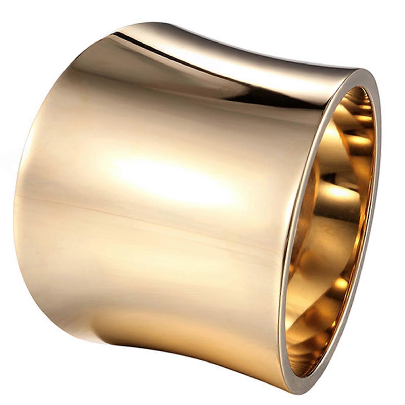 Women's Personalized Sea Shell Design Titanium Fashion Ring with 14k Premium Plating Ring