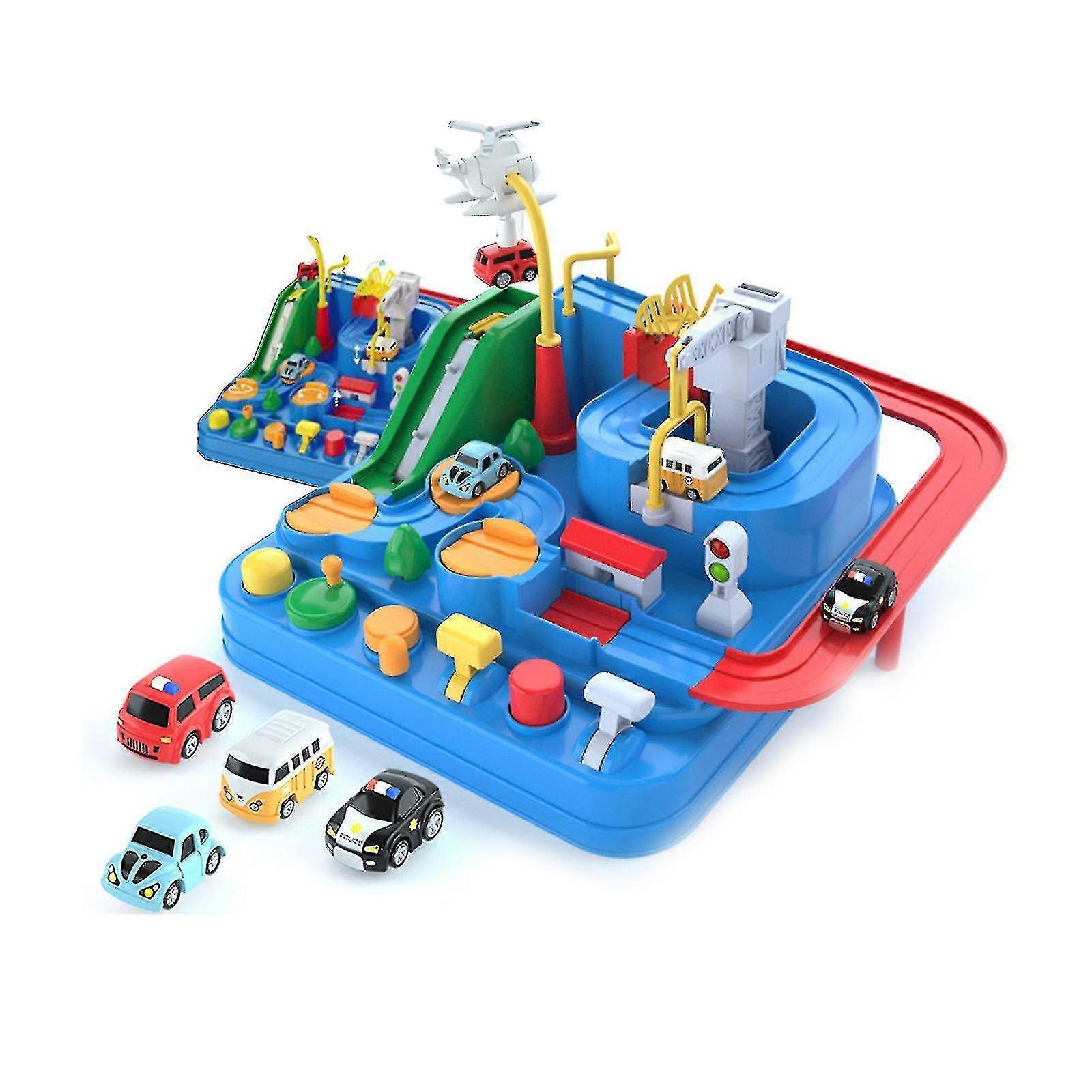 Juna Leluauto Seikkailu Aivopeli 4 autolla Kulje läpi Lahjat lapsille Pojat Tytöt Koulutus Lelut-vyöhyke