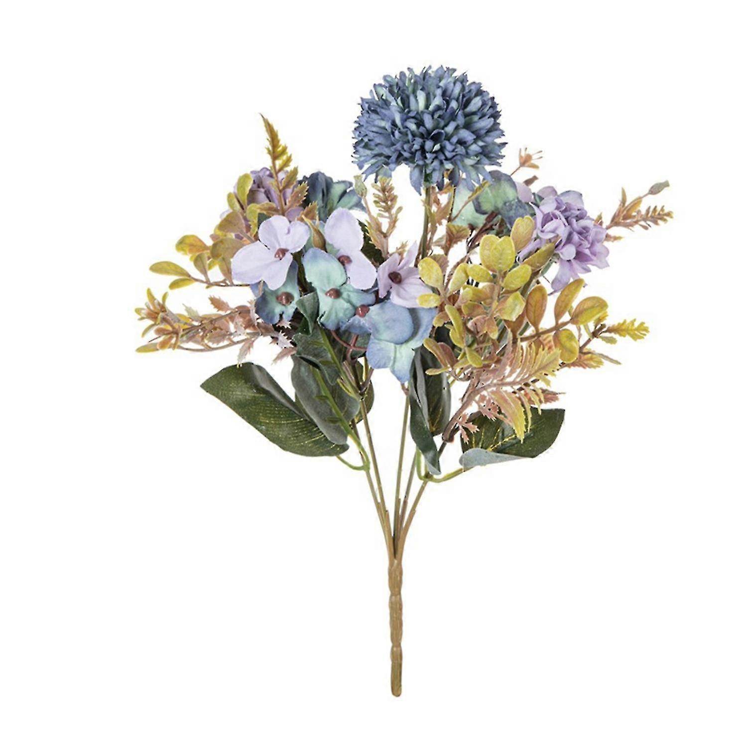 Artificial Flower Realistic Looking No Watering Faux Silk Cloth Nordic Style Simulation Lila Flower-YNP