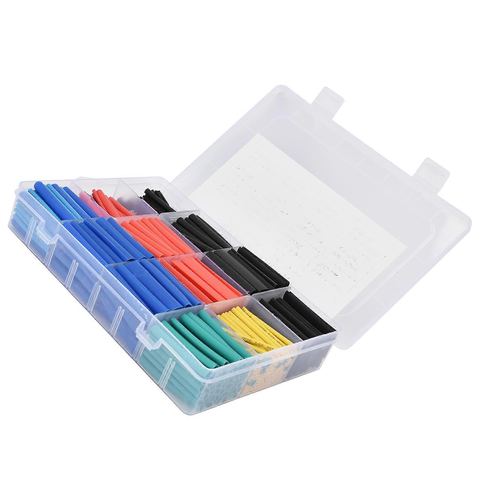Insulation Protection Heat Shrink Tubing Kit - 560pcs Combination Set