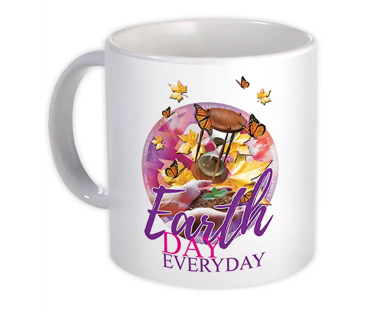 Gift Mug: Ecolife Butterflies Do Not Waste Time Maple