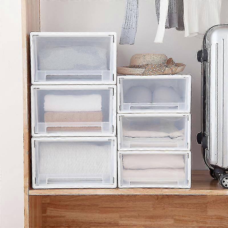Custodia Contenitore Organizer Cassetto portatile impilabile per reggiseno Vestiti Guardaroba B 5l