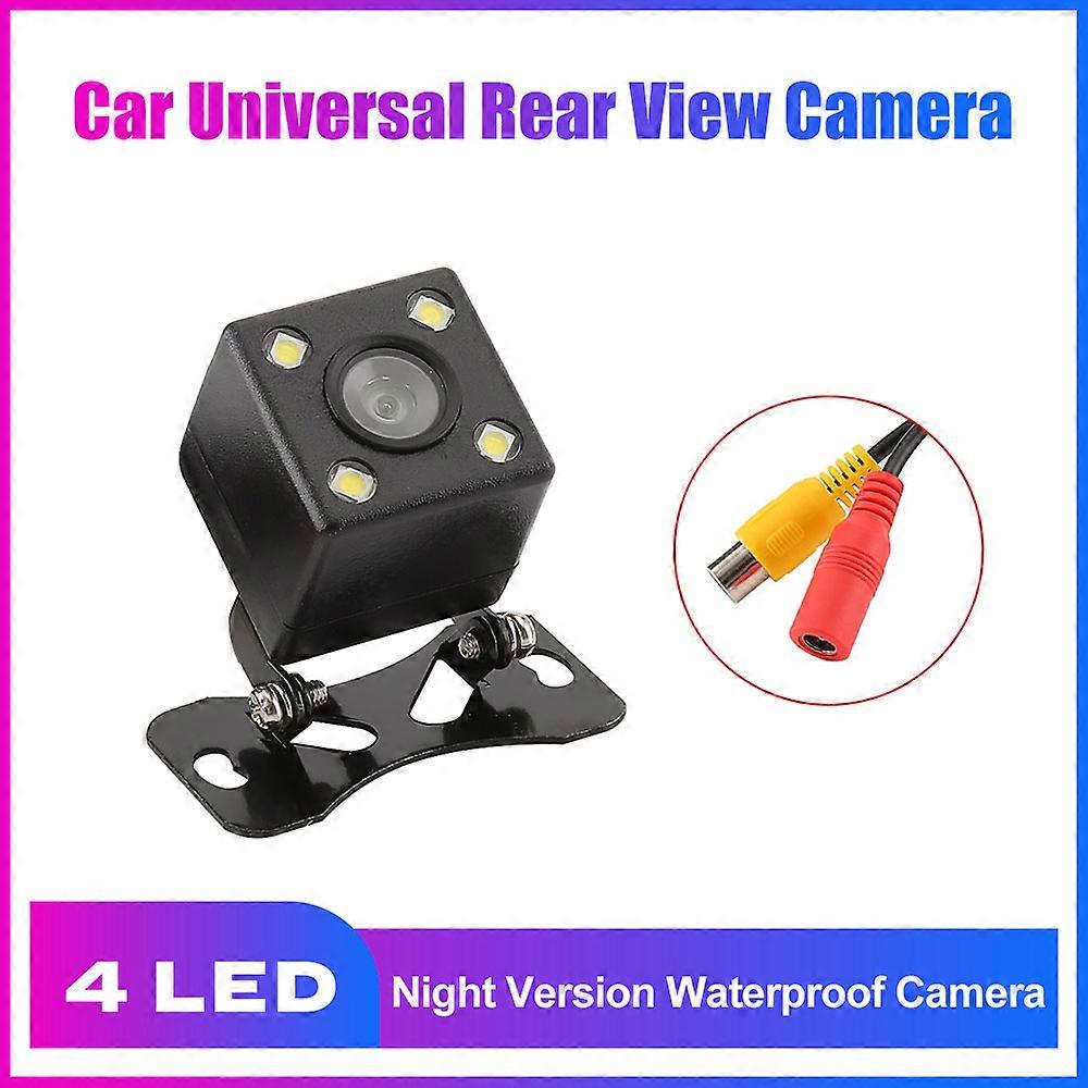 Universal Wire Rear View Camera with 4 LED Car Back Reverse Camera RCA Night Vision Parking Assistance Cameras Waterproof