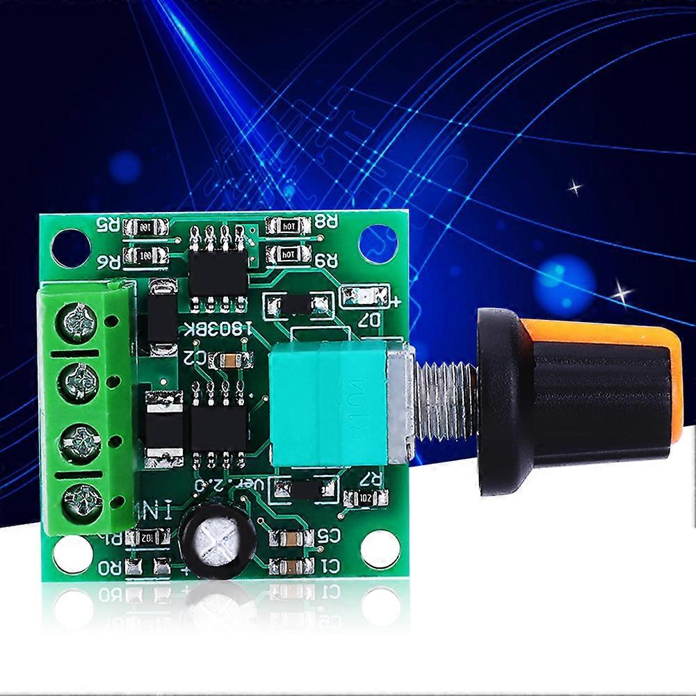 DC 1.8V-15V PWM Motor Speed Controller Switch with 2.0A Current and 8mm Potentiometer