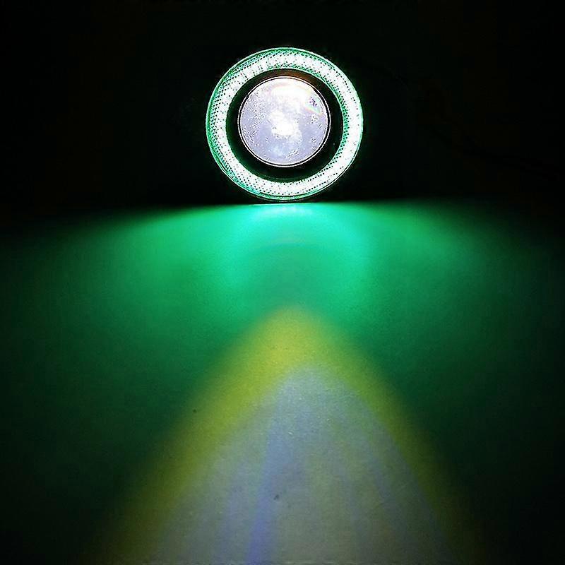 2pcs מכונית ערפל אור מלאך עיניים הילה טבעת LED עגולה פנסי נהיגה אוניברסלית