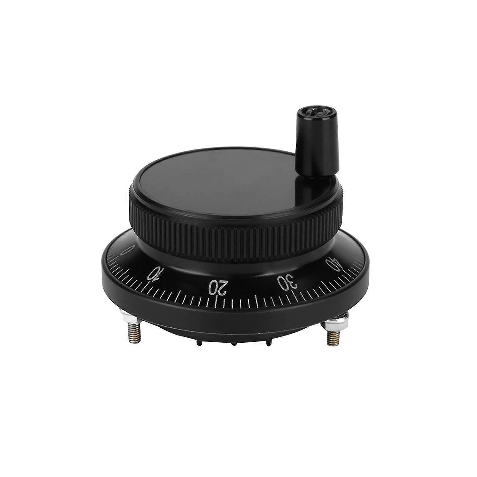 5V 60MM Hand Wheel Pulse Encoder Mill Router Manual Control compatible CNC System (Black)